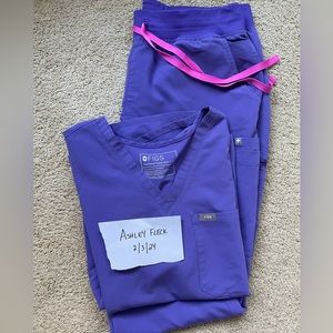 Figs Scrubs Amethyst Size XL